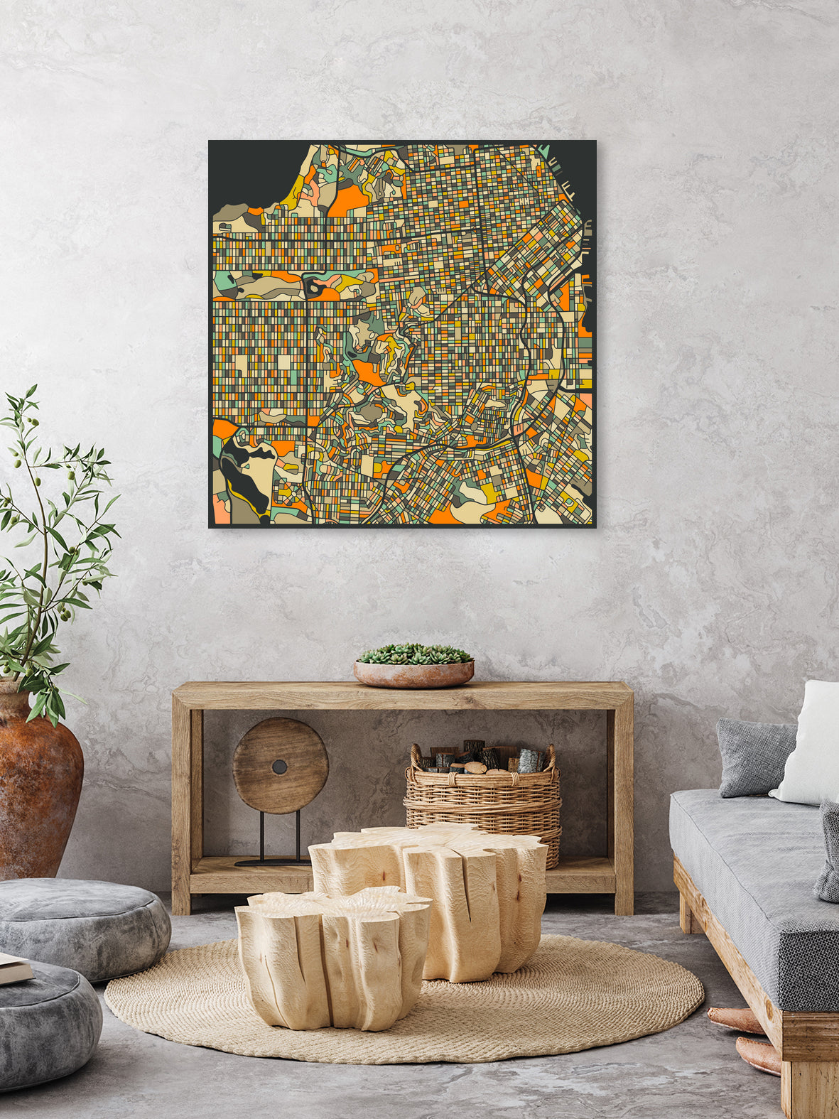 San Francisco by Jazzberry Blue on GIANT ART - black vector illustration