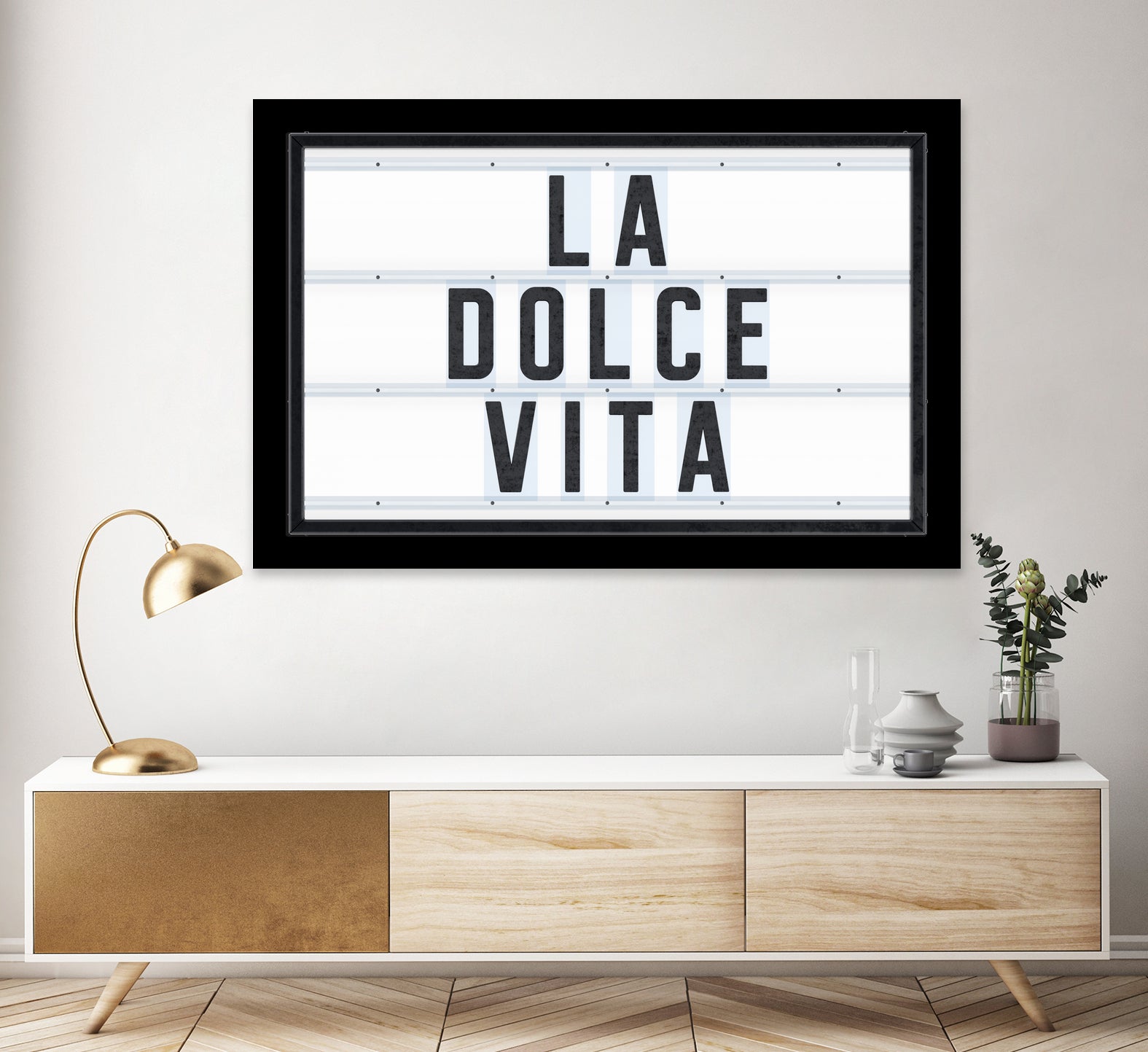 La Dolce Vita by Art Frankenberg on GIANT ART - white typography