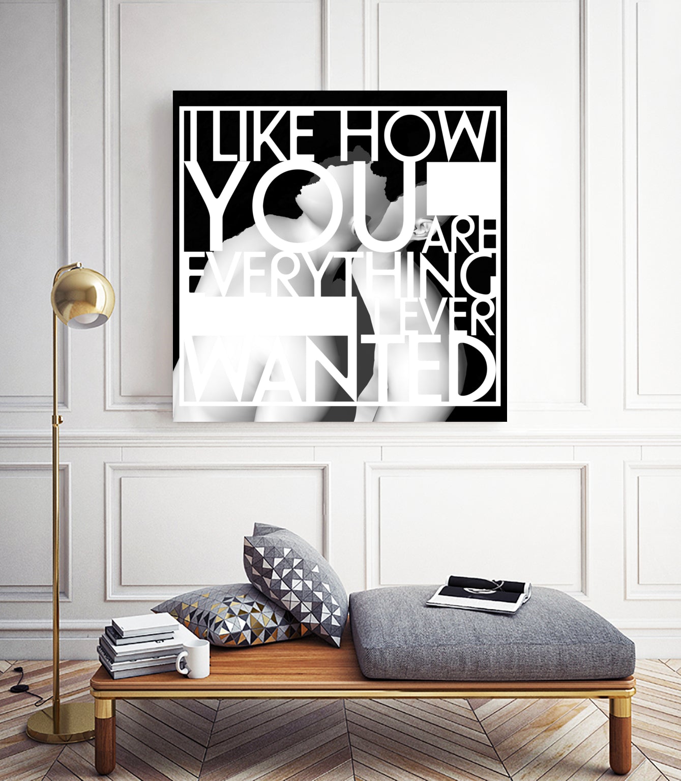 You Are Everything by Aimer Heinz on GIANT ART - black typography