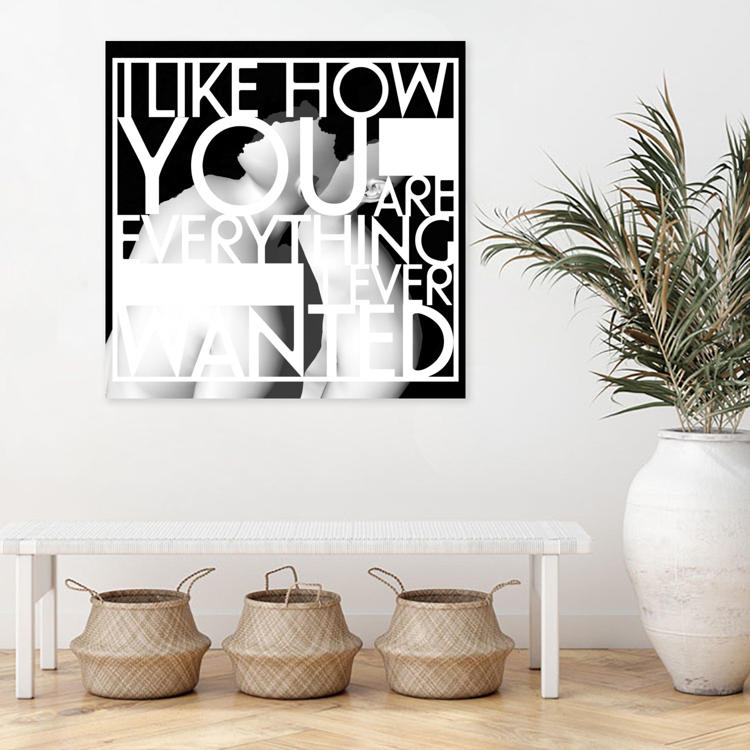 You Are Everything by Aimer Heinz on GIANT ART - black typography