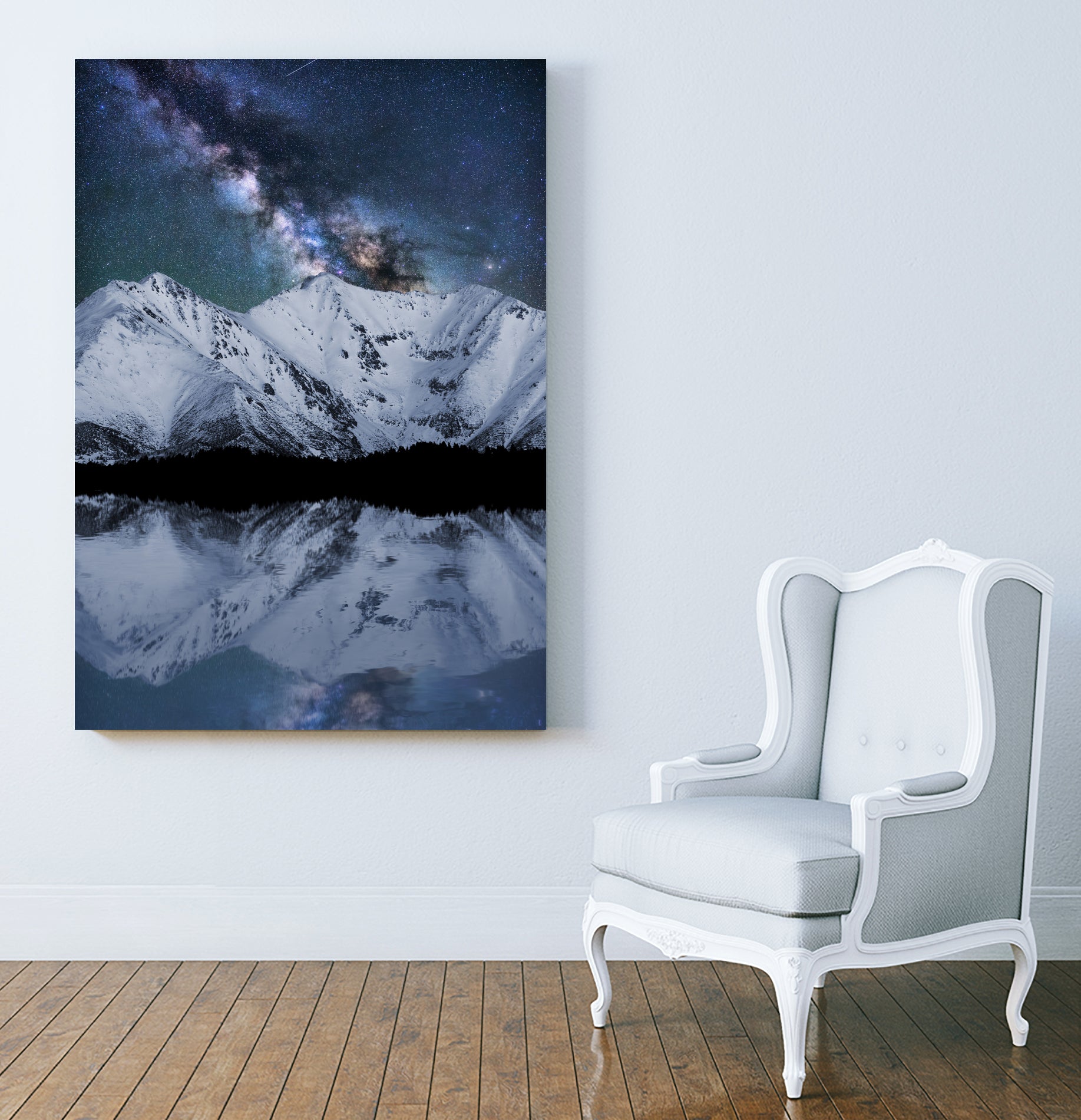 Milky Way by Juraj Chrastina on GIANT ART - blue digital painting