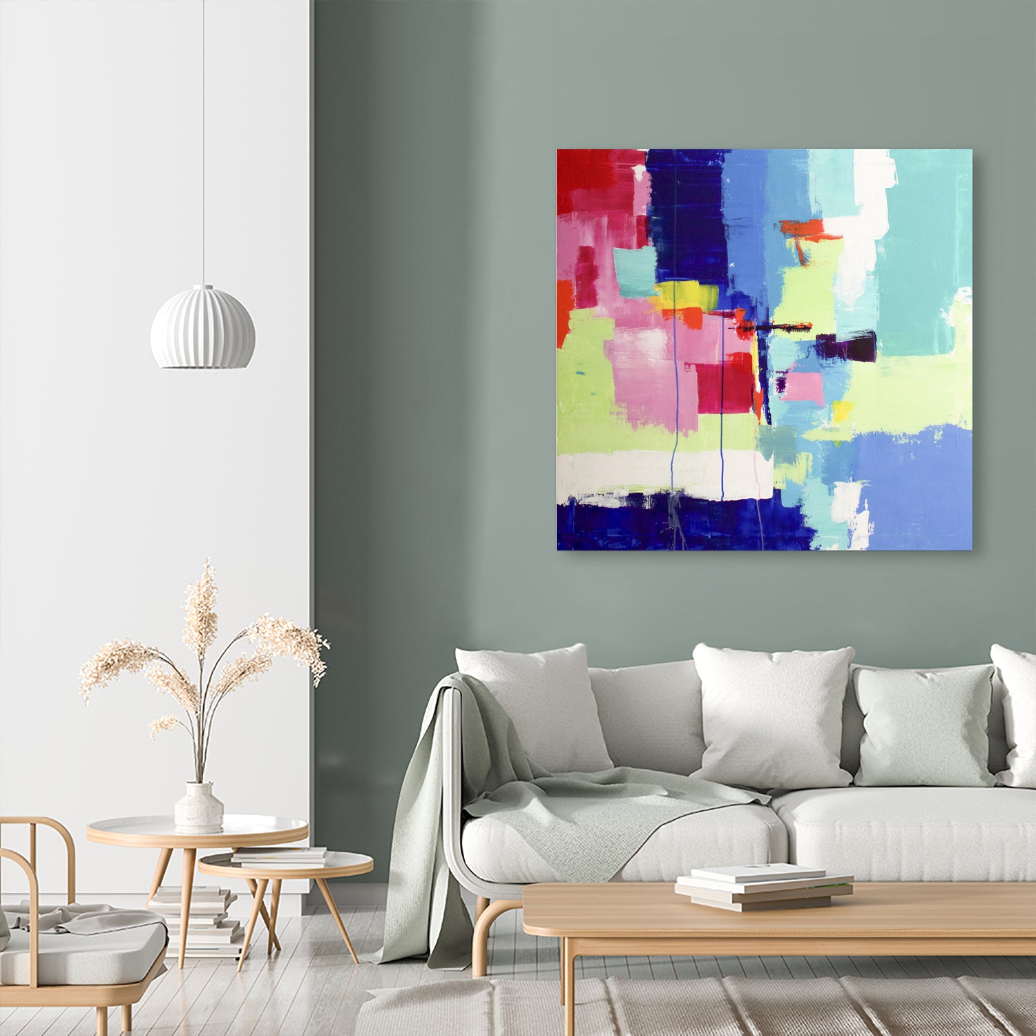 The Colors Life II by Fran Rosado on GIANT ART - white mixed media