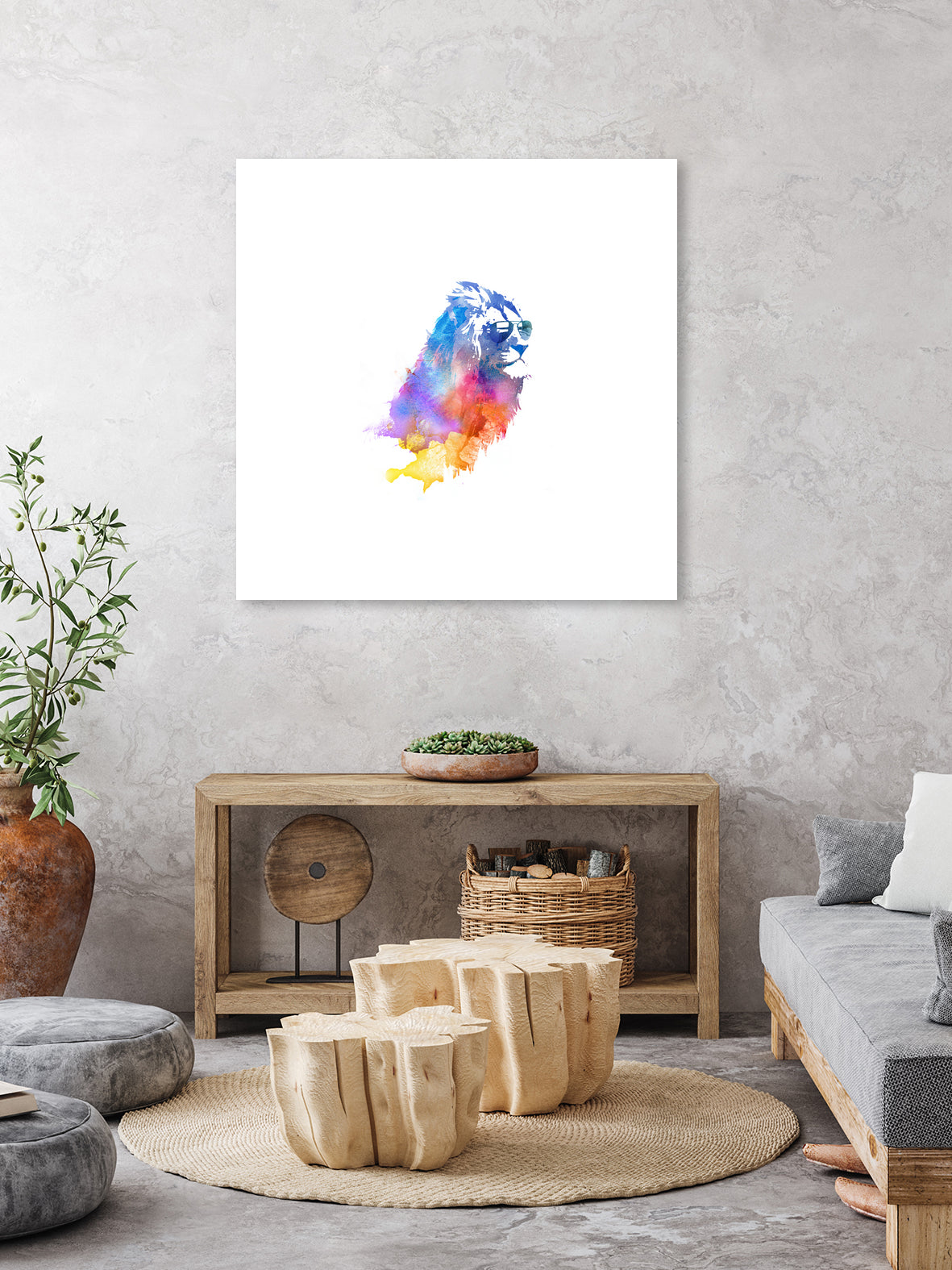 Sunny Leo by Robert Farkas on GIANT ART - red digital painting