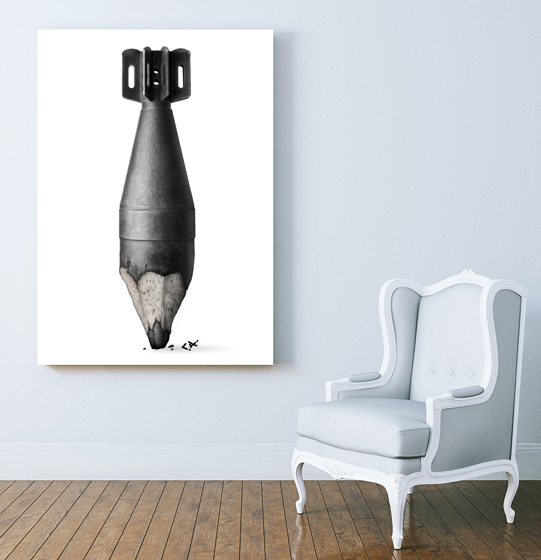 Penci Bomb by Catalin Anastase on GIANT ART - black digital painting