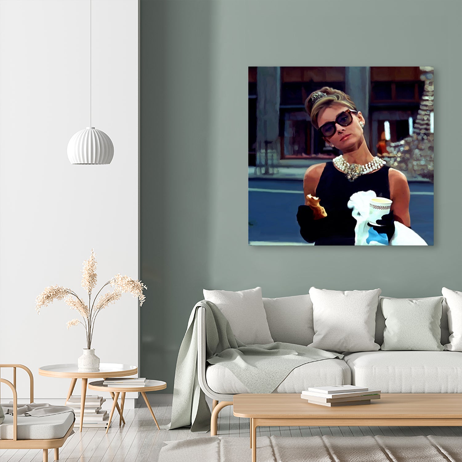 Audrey Hepburn @ Breakfast At Tiffanys #3 by Gabriel T Toro on GIANT ART - black mixed media