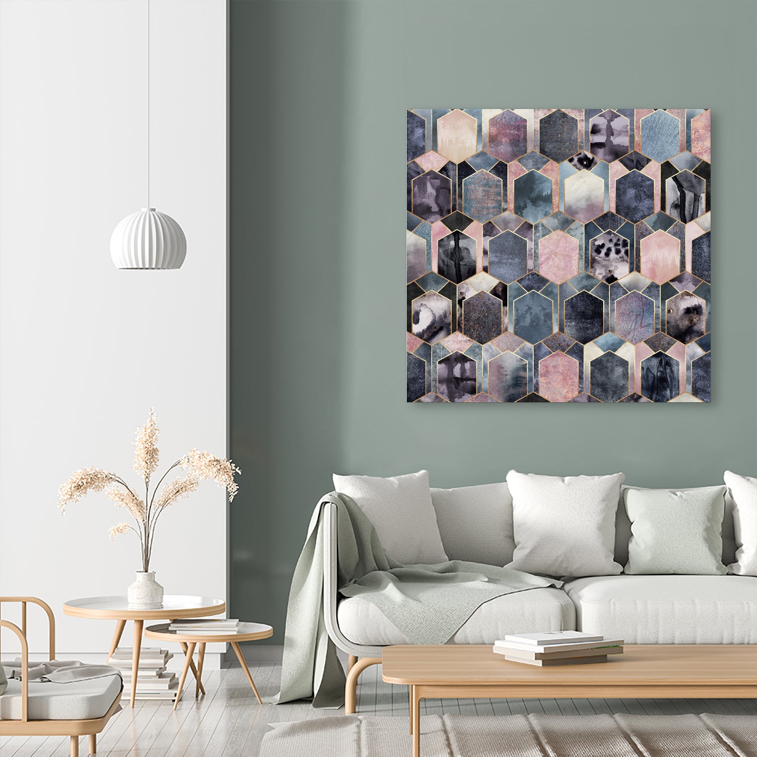 Art Deco Dream by Elisabeth Fredriksson on GIANT ART - blue digital painting