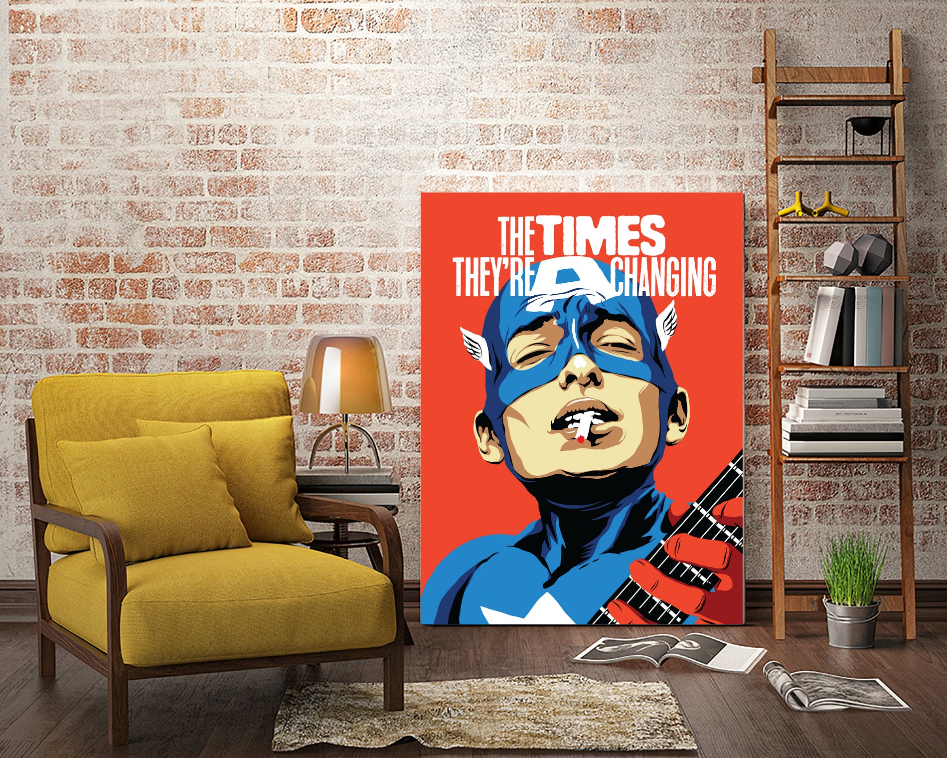 The Times They're A Changing by Bily Mariano da Luz on GIANT ART - red digital painting