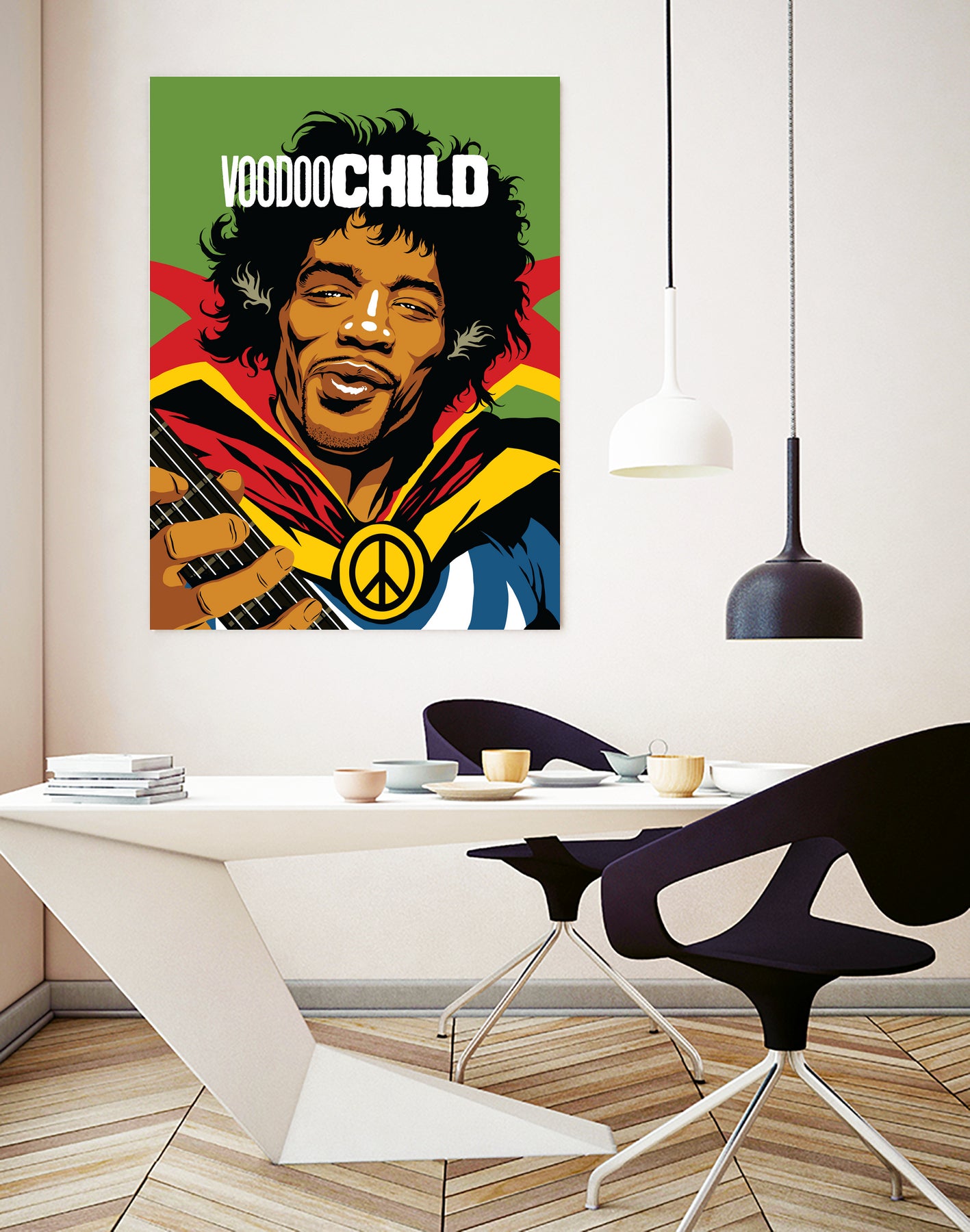 Vodoo Child by Bily Mariano da Luz on GIANT ART - green digital painting