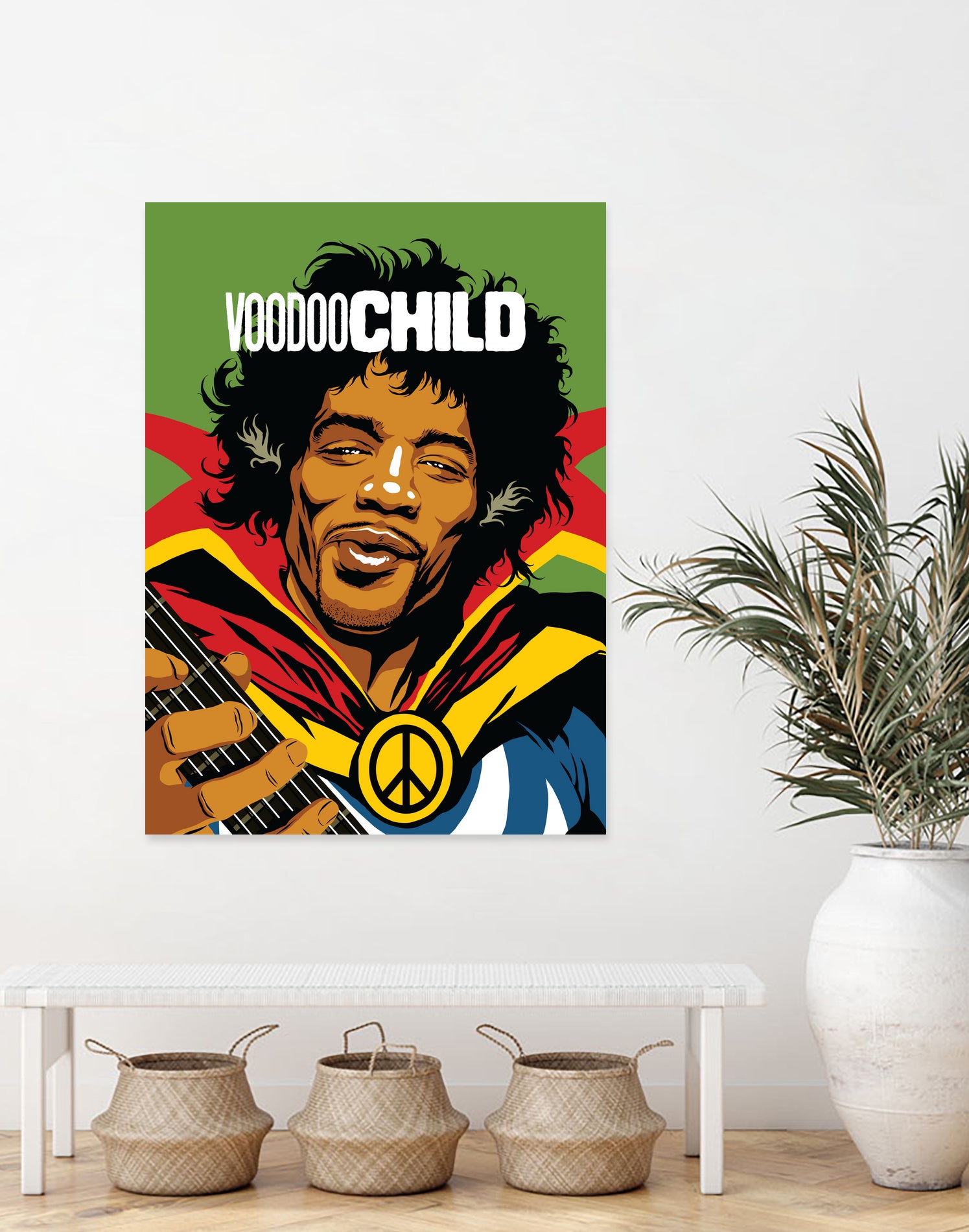 Vodoo Child by Bily Mariano da Luz on GIANT ART - green digital painting