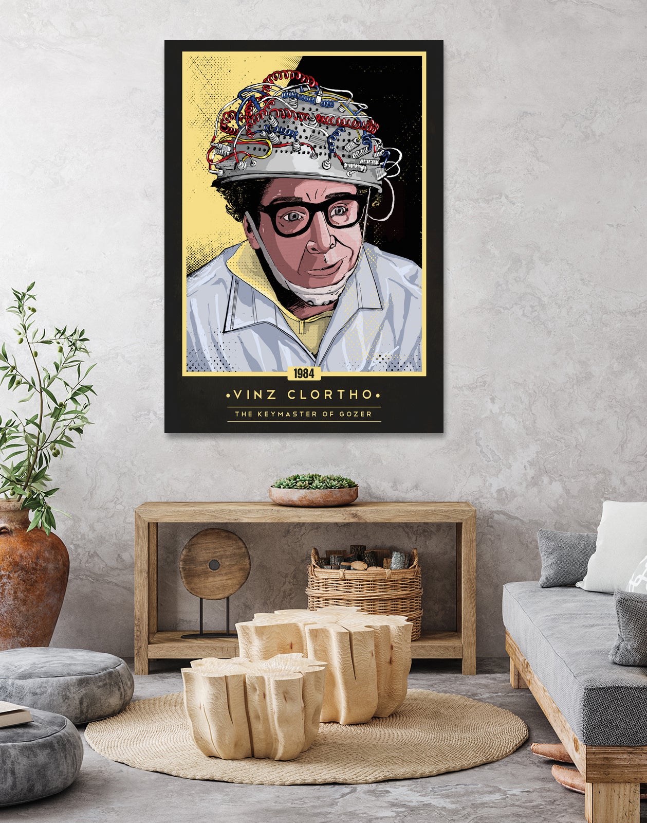 Vinz Clortho The Keymaster of Gozer by Francesca Blè on GIANT ART - white digital painting