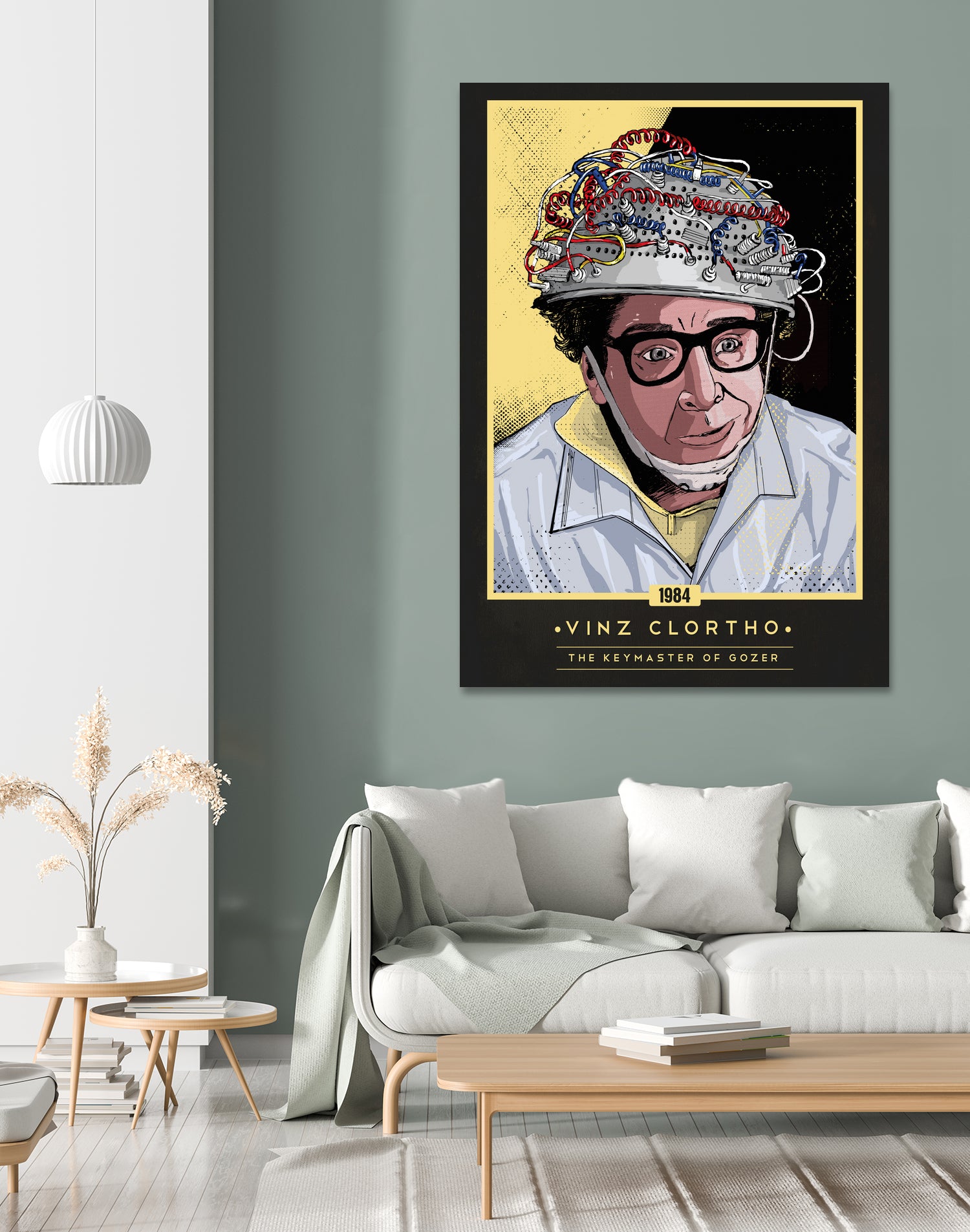 Vinz Clortho The Keymaster of Gozer by Francesca Blè on GIANT ART - white digital painting
