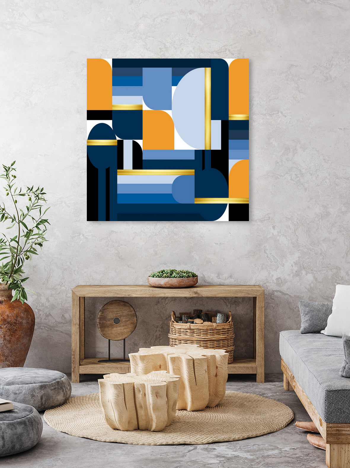 Shades of blue.Combination №1. by Регина Руденко on GIANT ART - blue typography