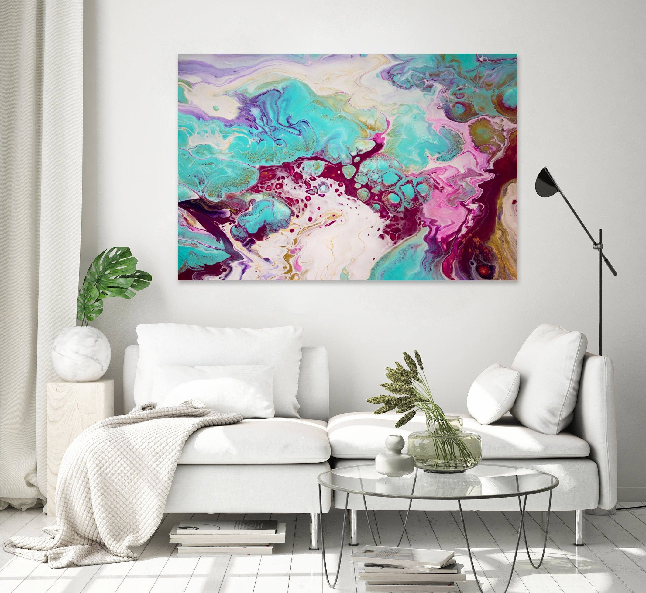 Storm Clouds by L. Renee Jones on GIANT ART - blue mixed media