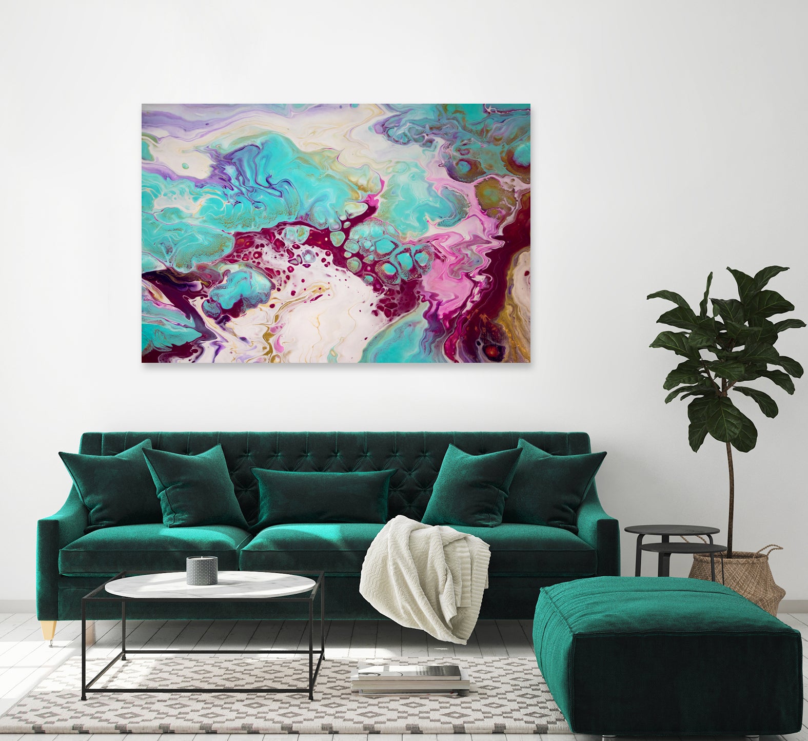 Storm Clouds by L. Renee Jones on GIANT ART - blue mixed media
