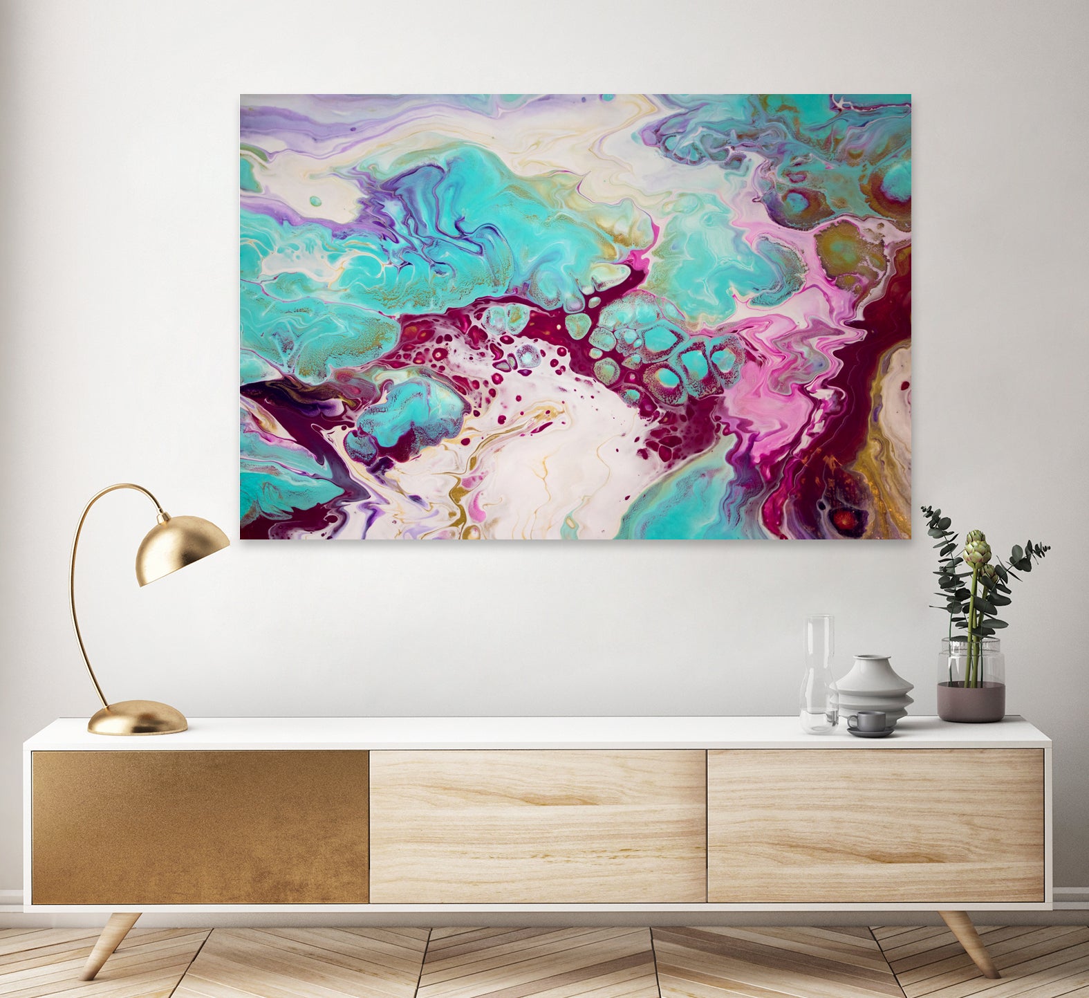 Storm Clouds by L. Renee Jones on GIANT ART - blue mixed media