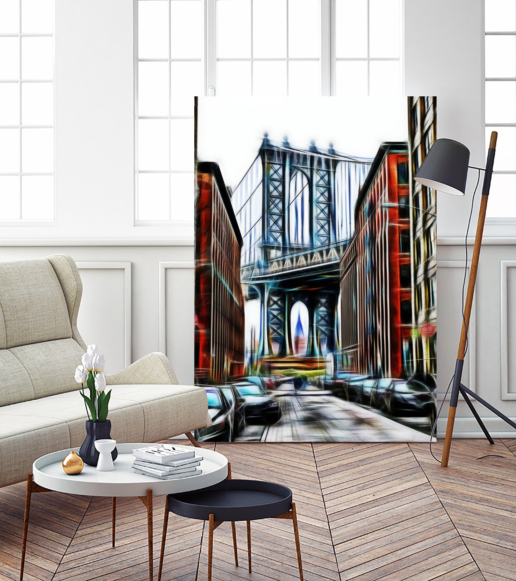 New York by Haris Kavalla on GIANT ART - gray photo illustration