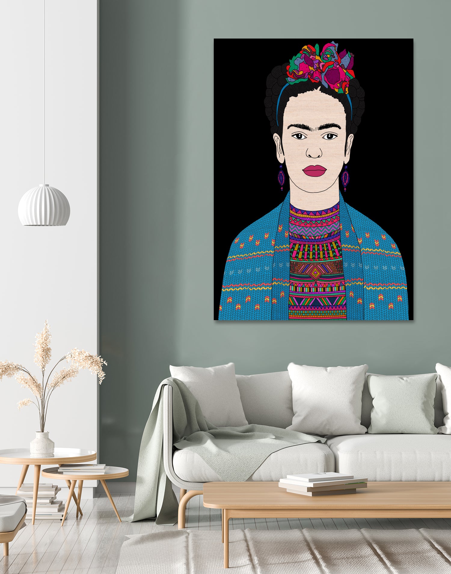 FRIDA KAHLO II by Bianca Green on GIANT ART - fuchsia digital drawing