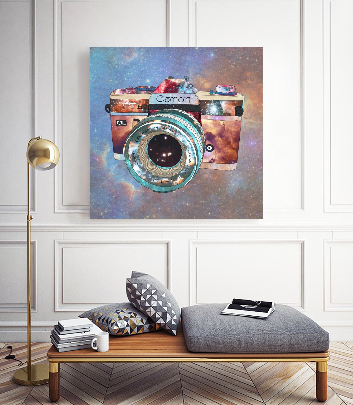 SPACE CAN0N by Bianca Green on GIANT ART - blue digital drawing