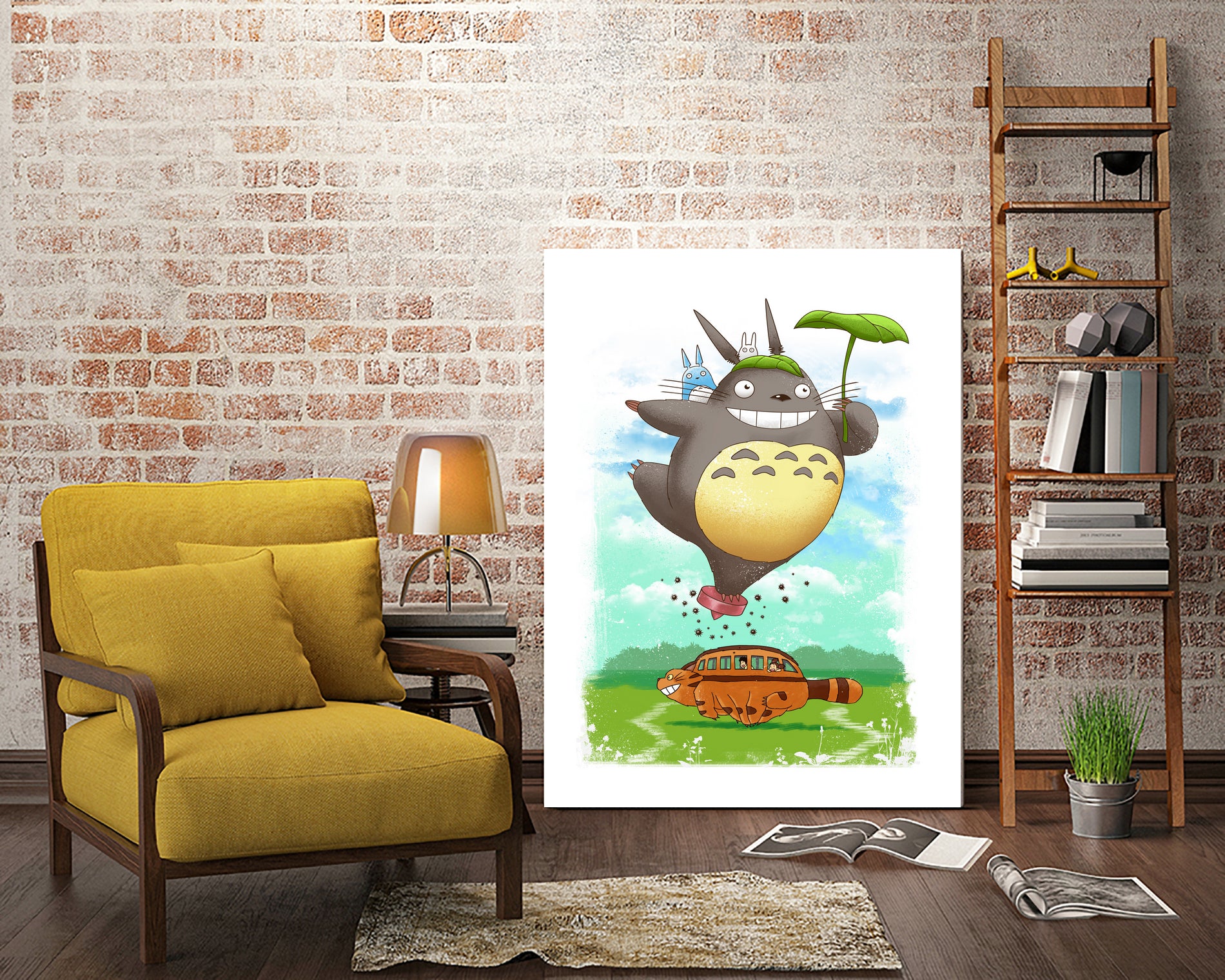 My Cute Neighbors by Vincent Trinidad on GIANT ART - white digital painting