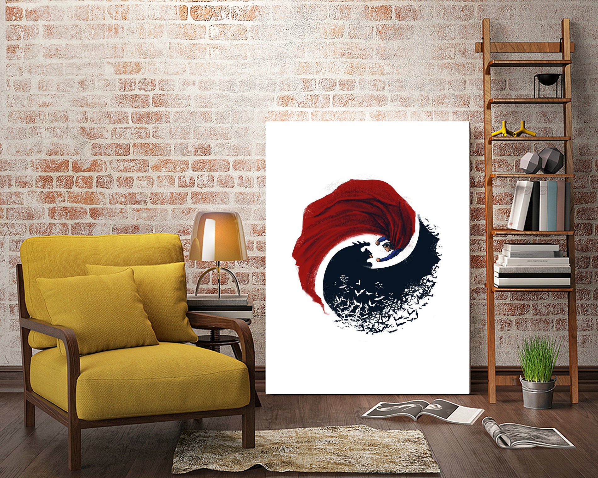 Day vs Knight by Vincent Trinidad on GIANT ART - white digital painting