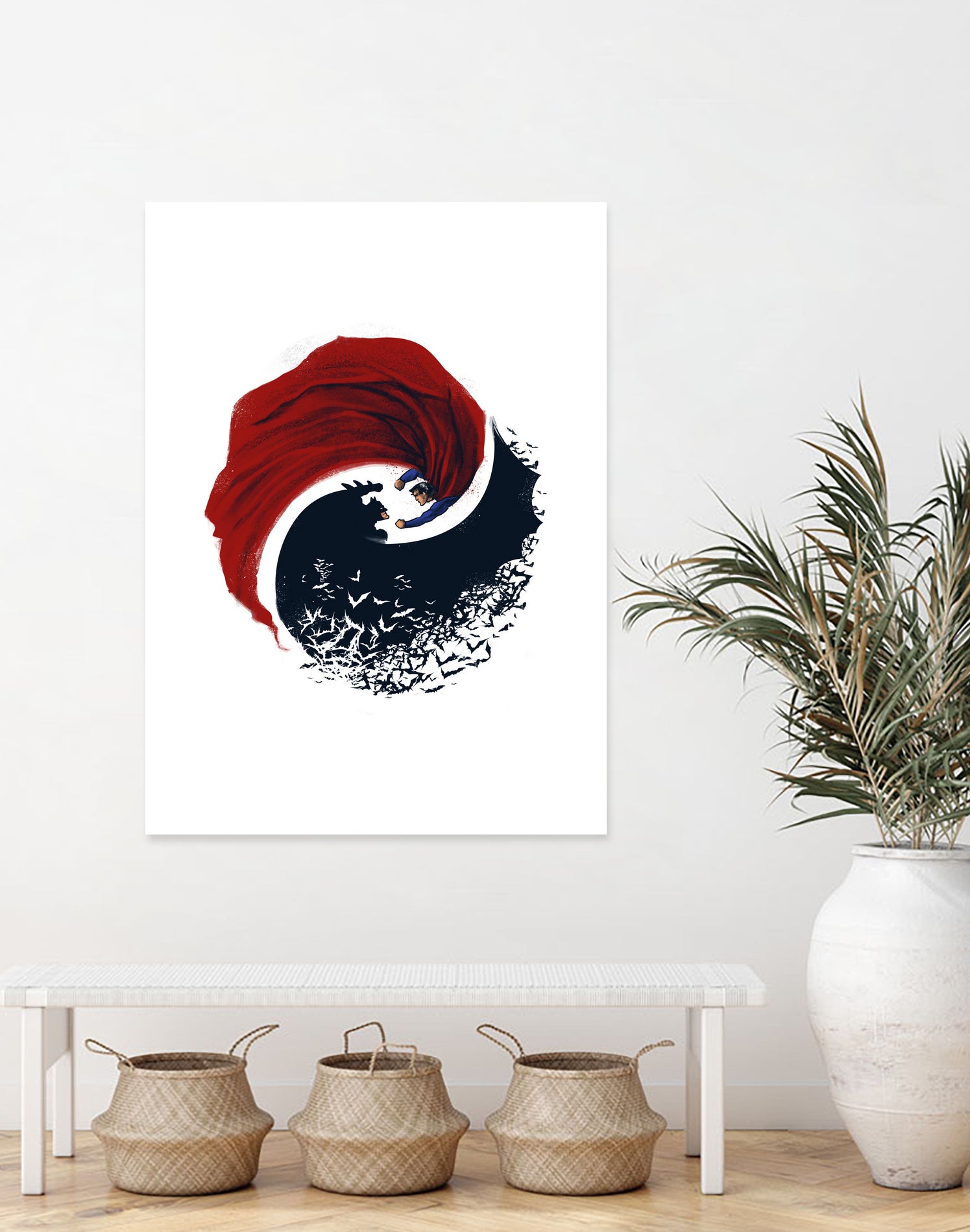 Day vs Knight by Vincent Trinidad on GIANT ART - white digital painting