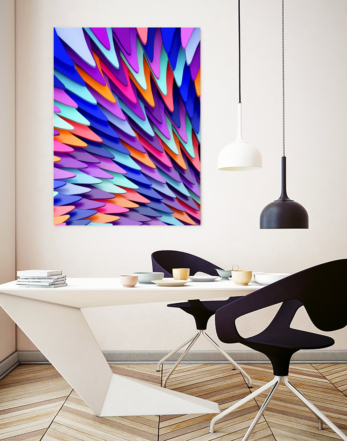 Colorful Skin by Danny Jardim on GIANT ART - blue digital painting