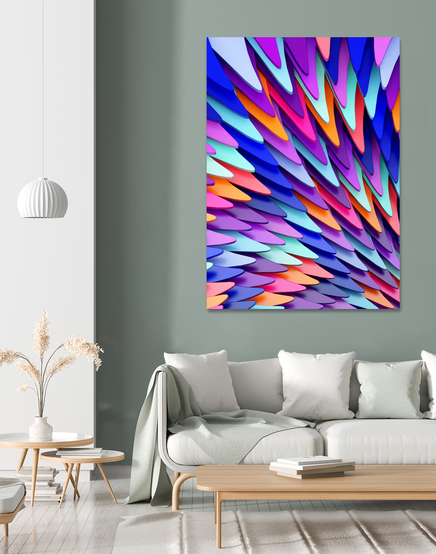 Colorful Skin by Danny Jardim on GIANT ART - blue digital painting