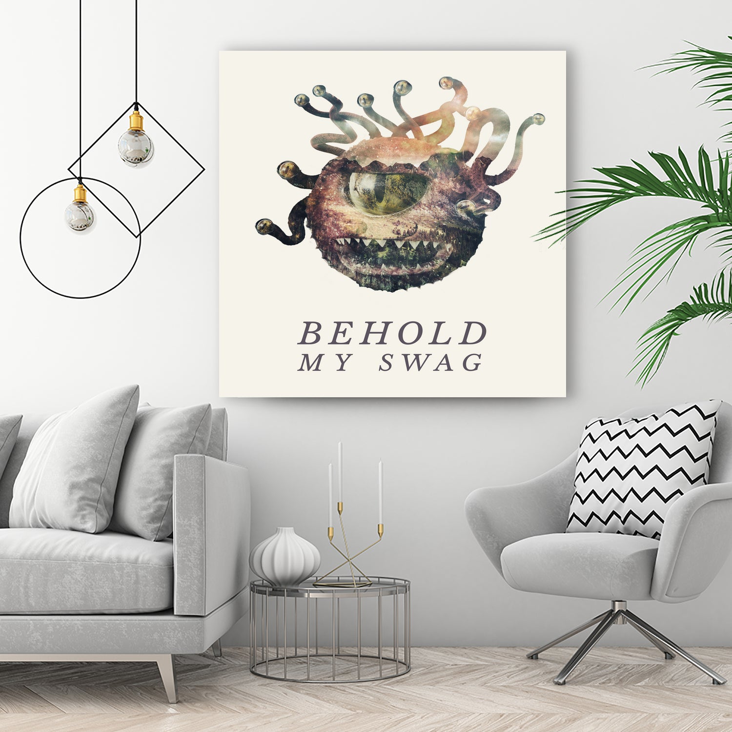 Behold My Swag by Andy Wynn on GIANT ART - red character design