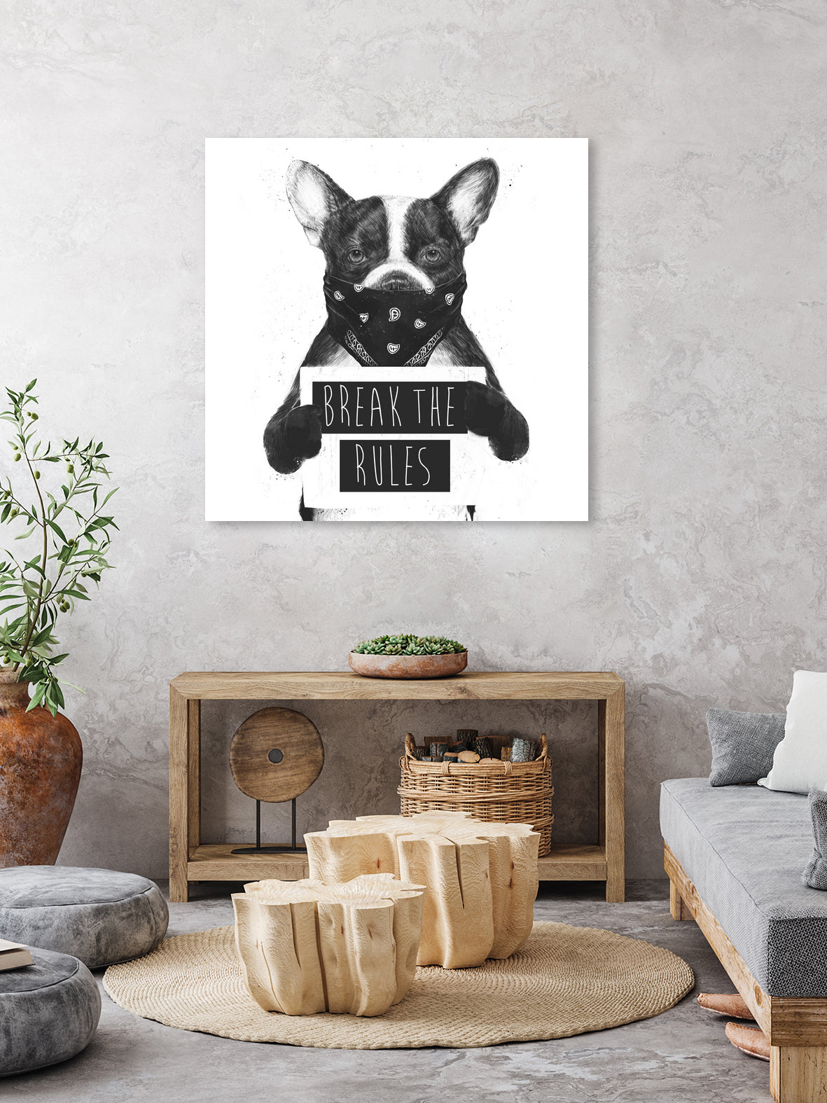 Rebel dog by Solti Balázs on GIANT ART - white digital drawing