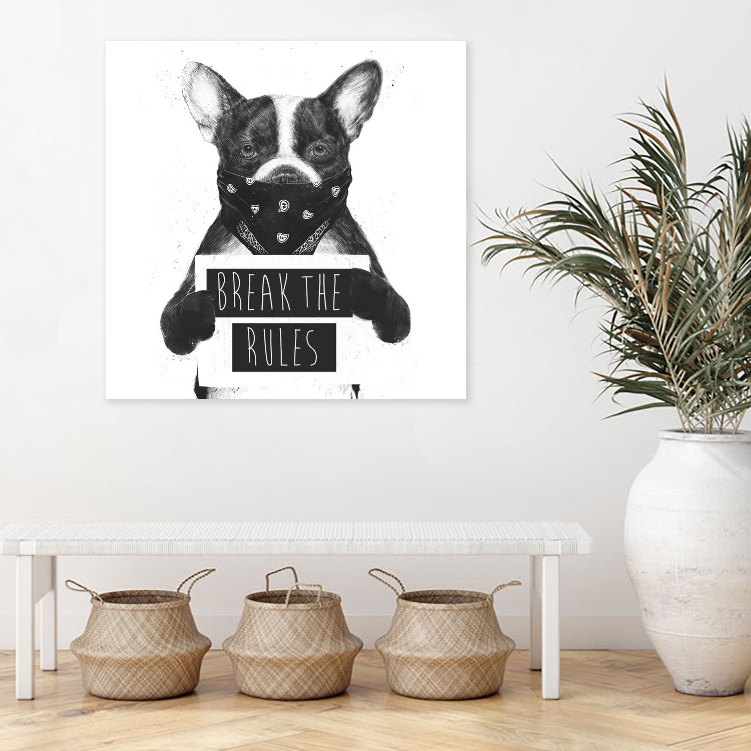 Rebel dog by Solti Balázs on GIANT ART - white digital drawing