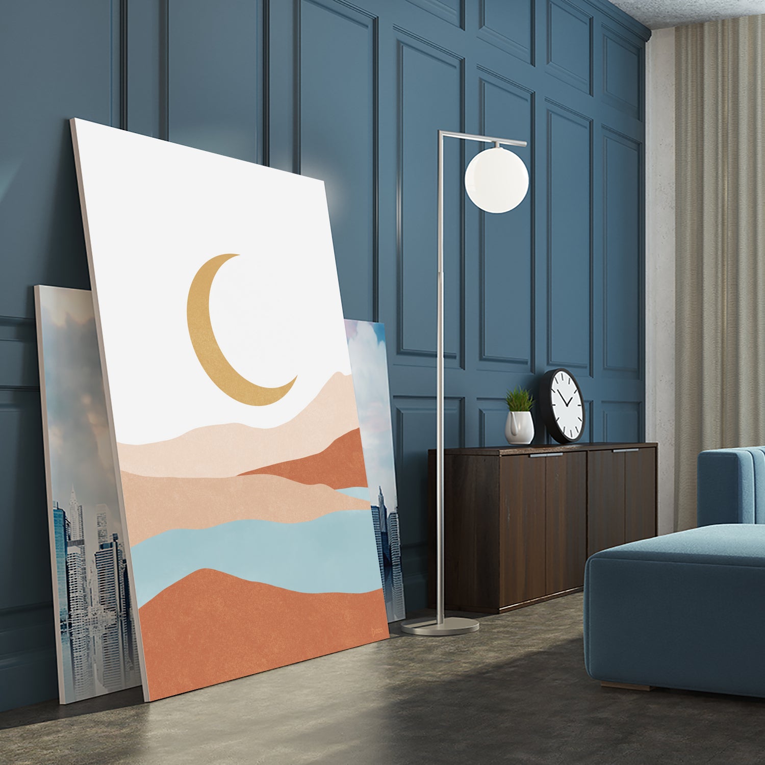 Desert Mountains II by Digital Canvas on GIANT ART - illustration