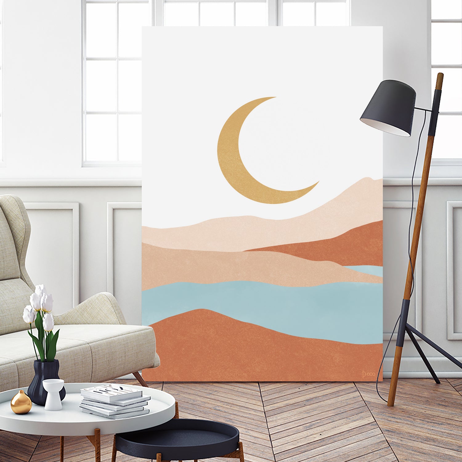 Desert Mountains II by Digital Canvas on GIANT ART - illustration