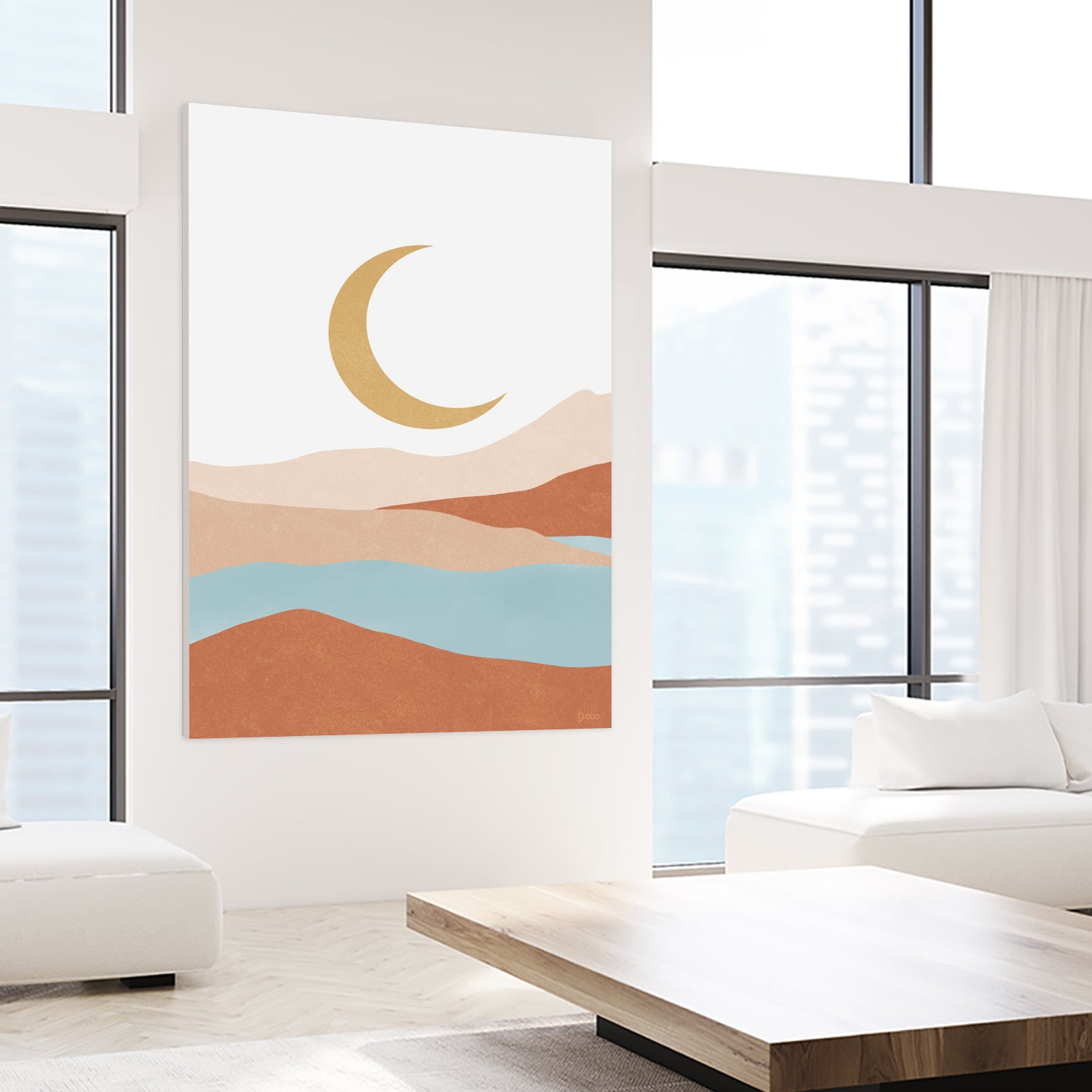 Desert Mountains II by Digital Canvas on GIANT ART - illustration