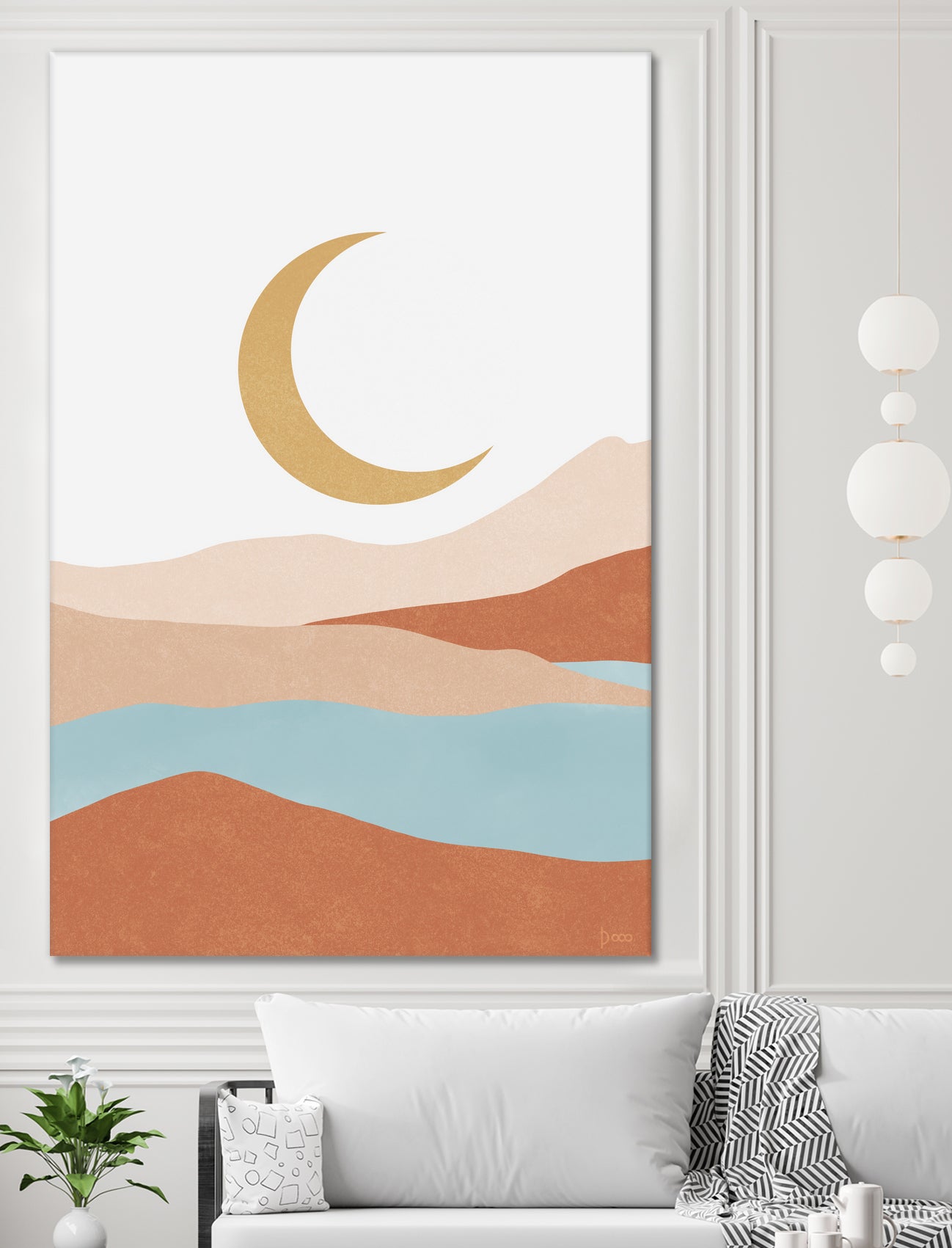Desert Mountains II by Digital Canvas on GIANT ART - illustration