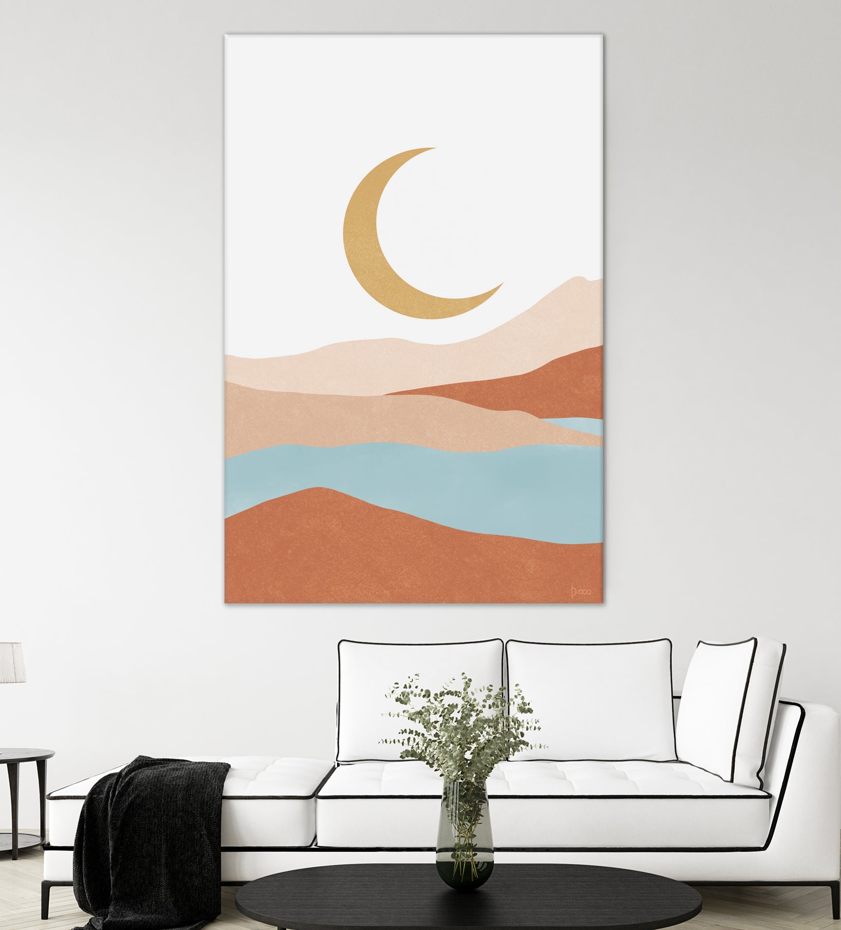 Desert Mountains II by Digital Canvas on GIANT ART - illustration