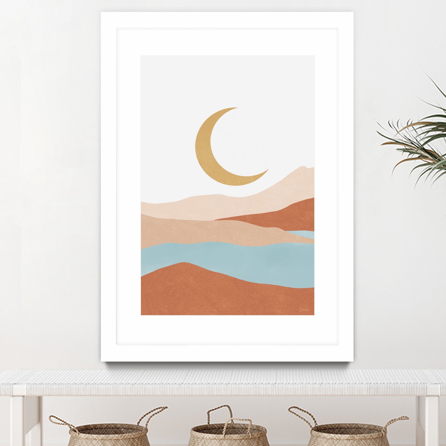 Desert Mountains II by Digital Canvas on GIANT ART - illustration