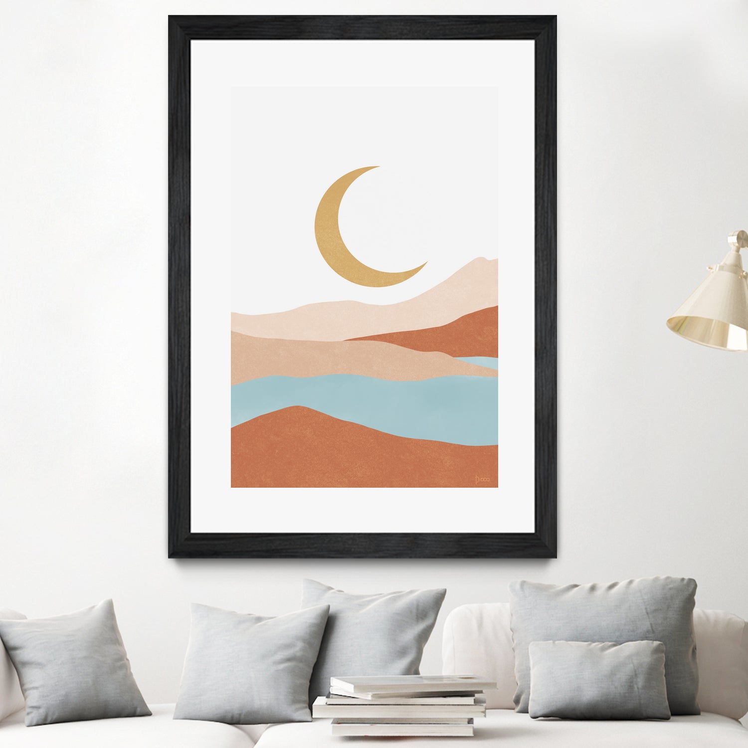 Desert Mountains II by Digital Canvas on GIANT ART - illustration