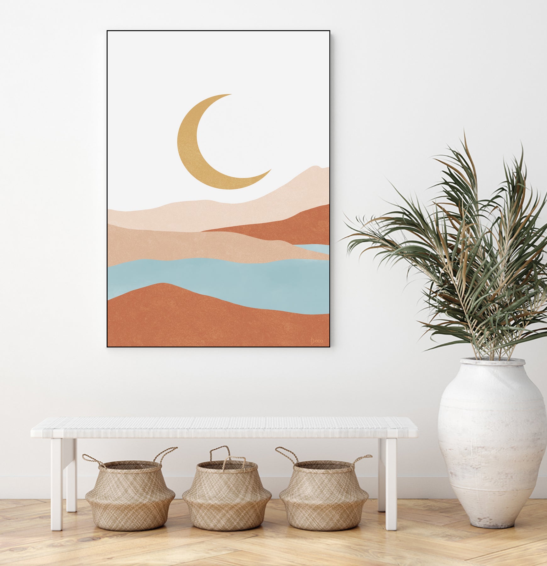 Desert Mountains II by Digital Canvas on GIANT ART - illustration