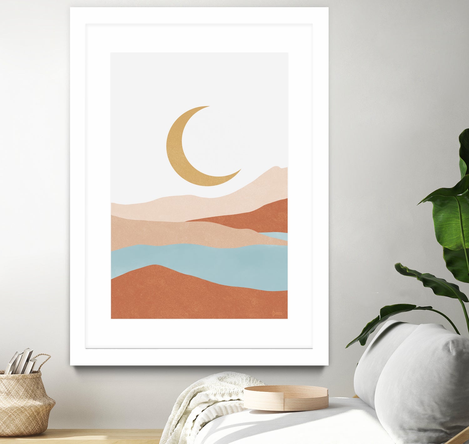 Desert Mountains II by Digital Canvas on GIANT ART - illustration