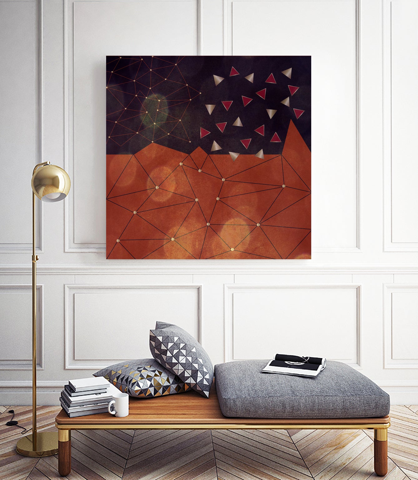 Magic Night by Mirella Pavesi on GIANT ART - brown digital painting