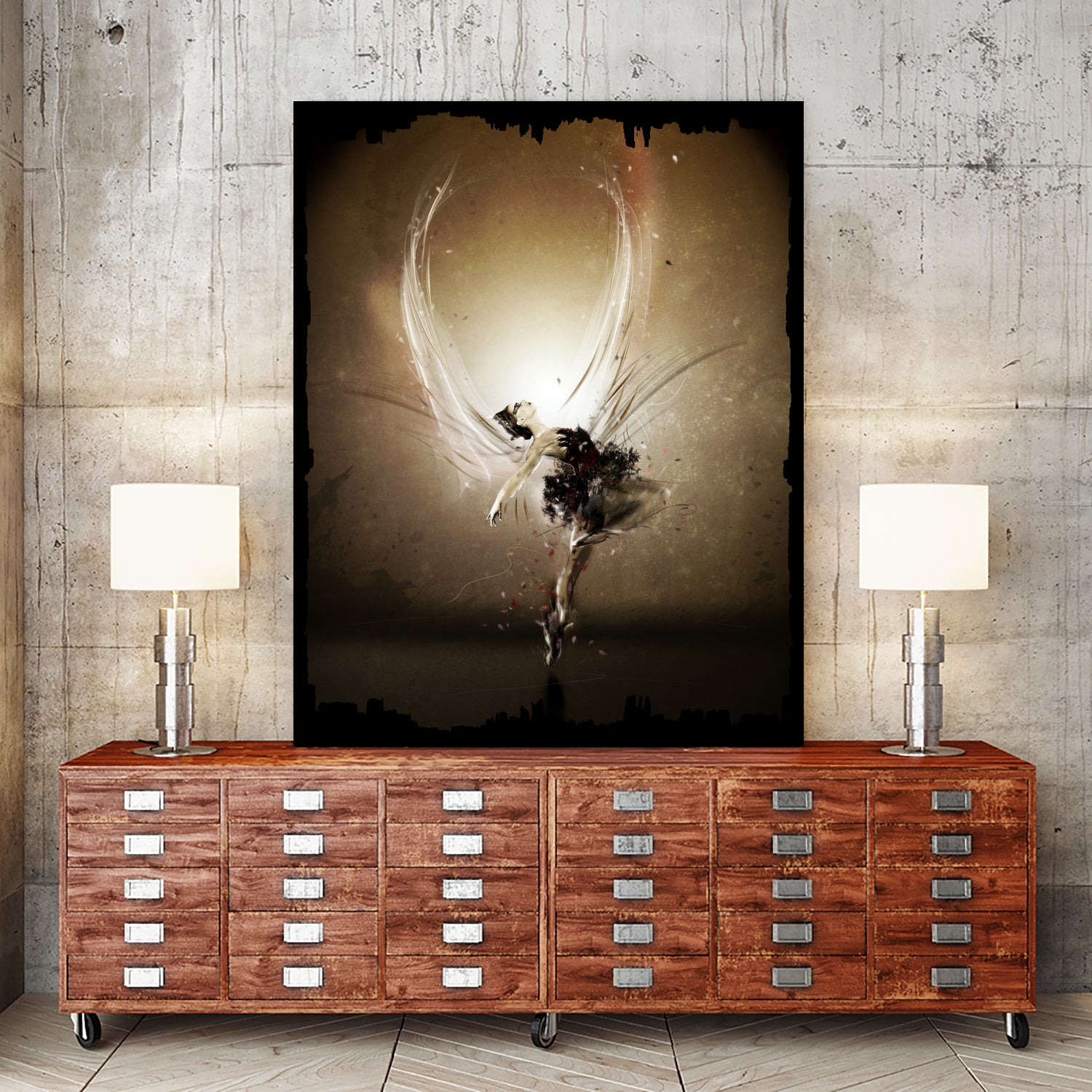 The Black Swan by Claudio Tosi on GIANT ART - black digital painting