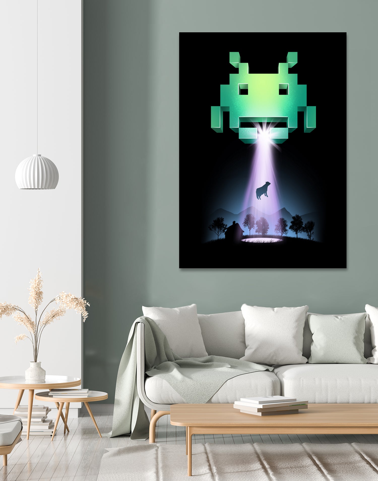 Space Invaders by Vincent Trinidad on GIANT ART - black digital painting