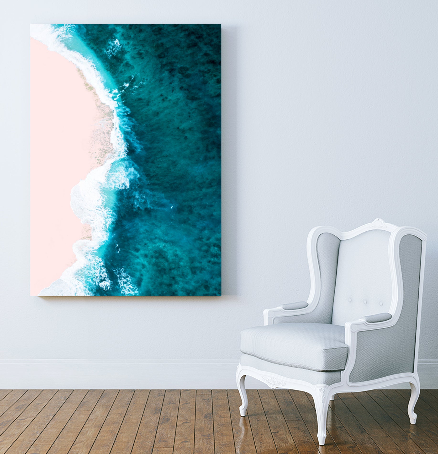 Sagar by Uma Gokhale on GIANT ART - blue photo illustration