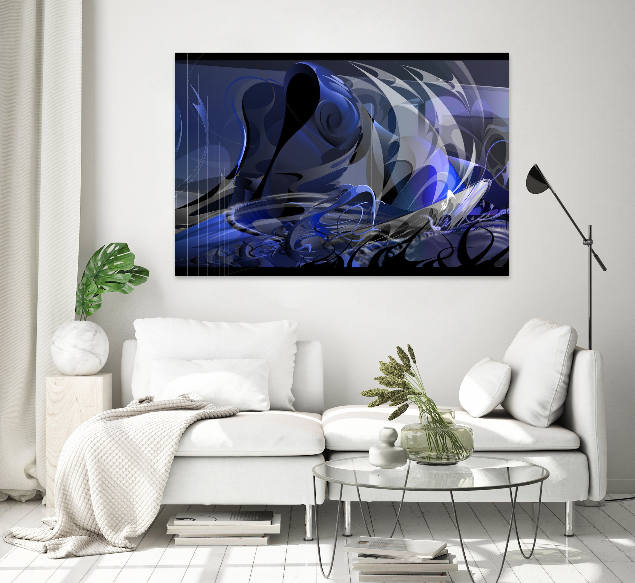 CURRENTS - Special Request Edition by James Mulvania on GIANT ART - white digital drawing