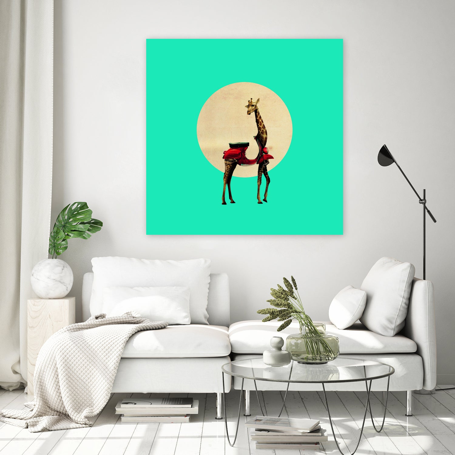 Giraffe by Ali Gulec on GIANT ART - white photo manipulation