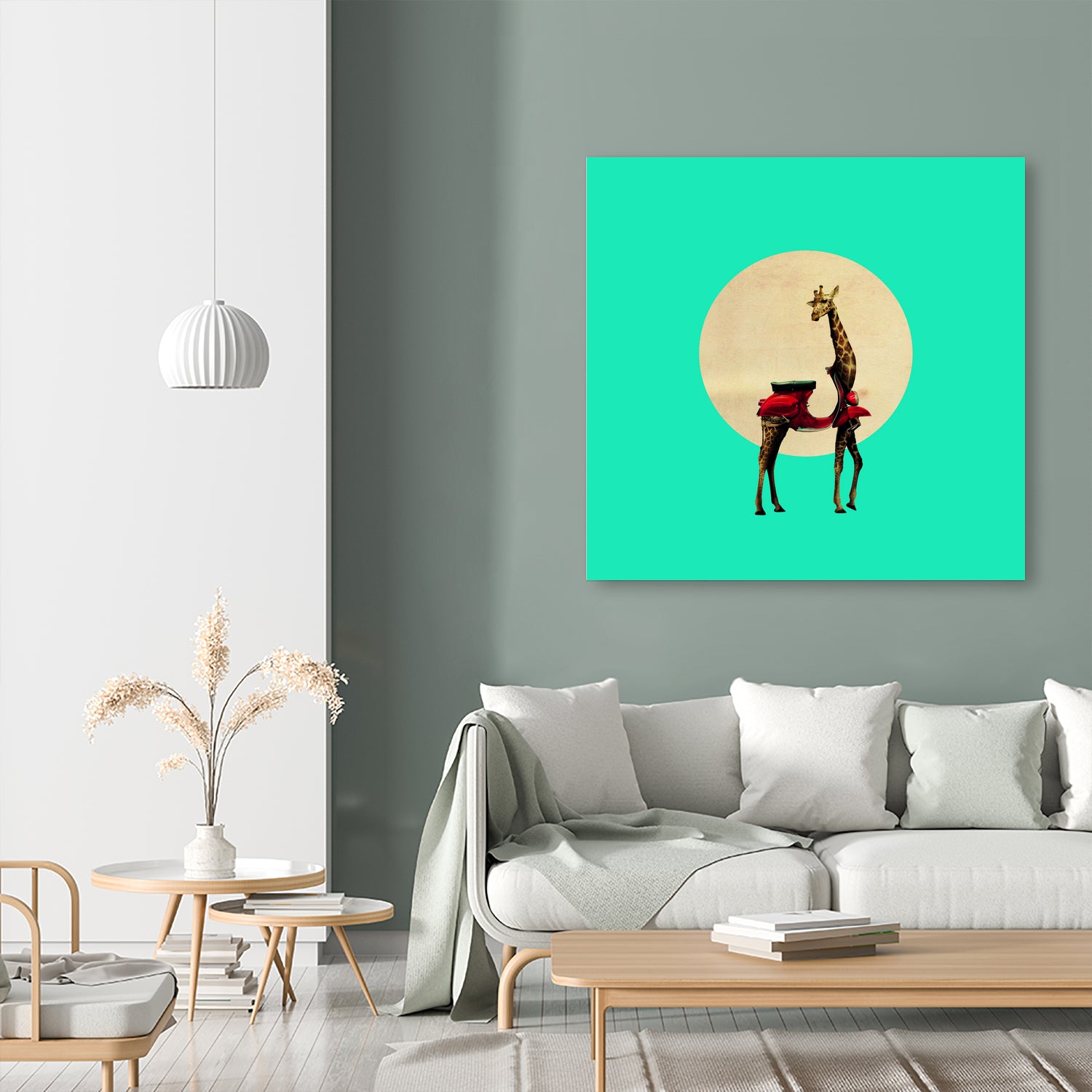 Giraffe by Ali Gulec on GIANT ART - white photo manipulation