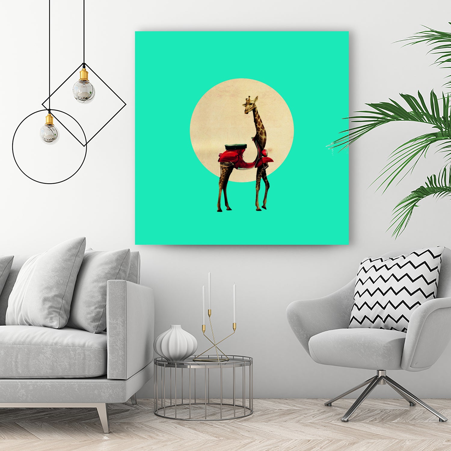 Giraffe by Ali Gulec on GIANT ART - white photo manipulation