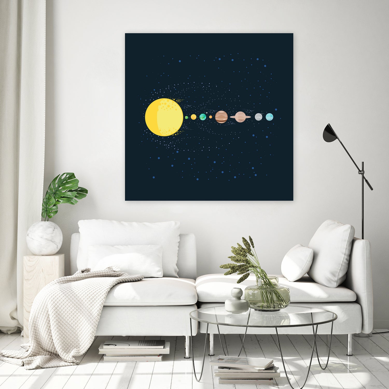Solar System by Alessandra Gagliano on GIANT ART - blue photo illustration