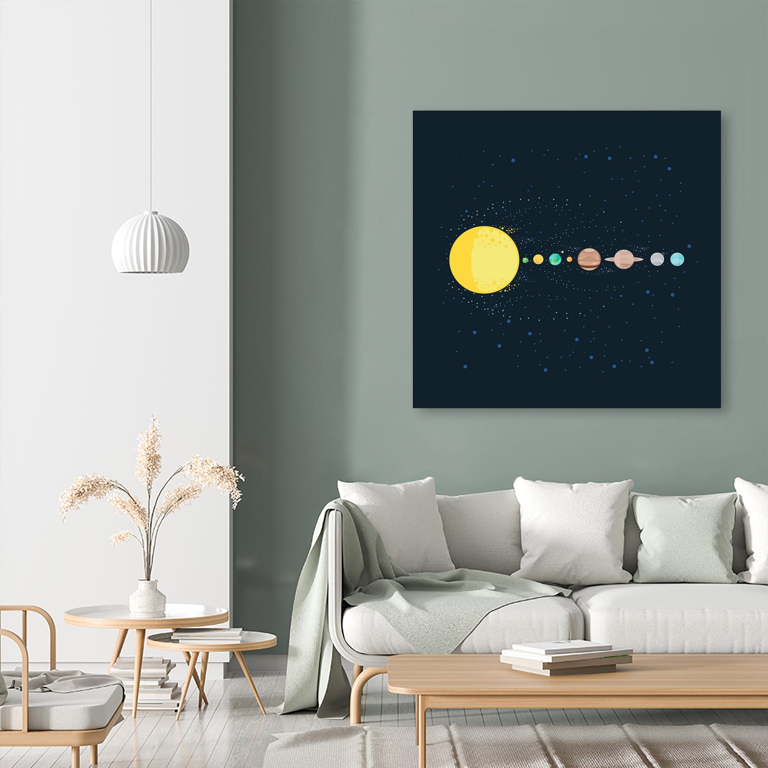 Solar System by Alessandra Gagliano on GIANT ART - blue photo illustration