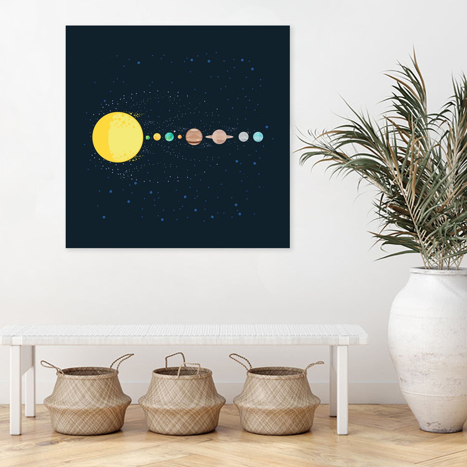 Solar System by Alessandra Gagliano on GIANT ART - blue photo illustration